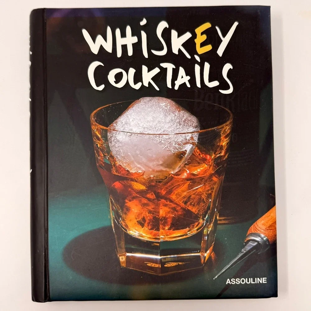 Assouline Whiskey Cocktails Hardcover Spiral Bound Book 9781614287346 Mixology